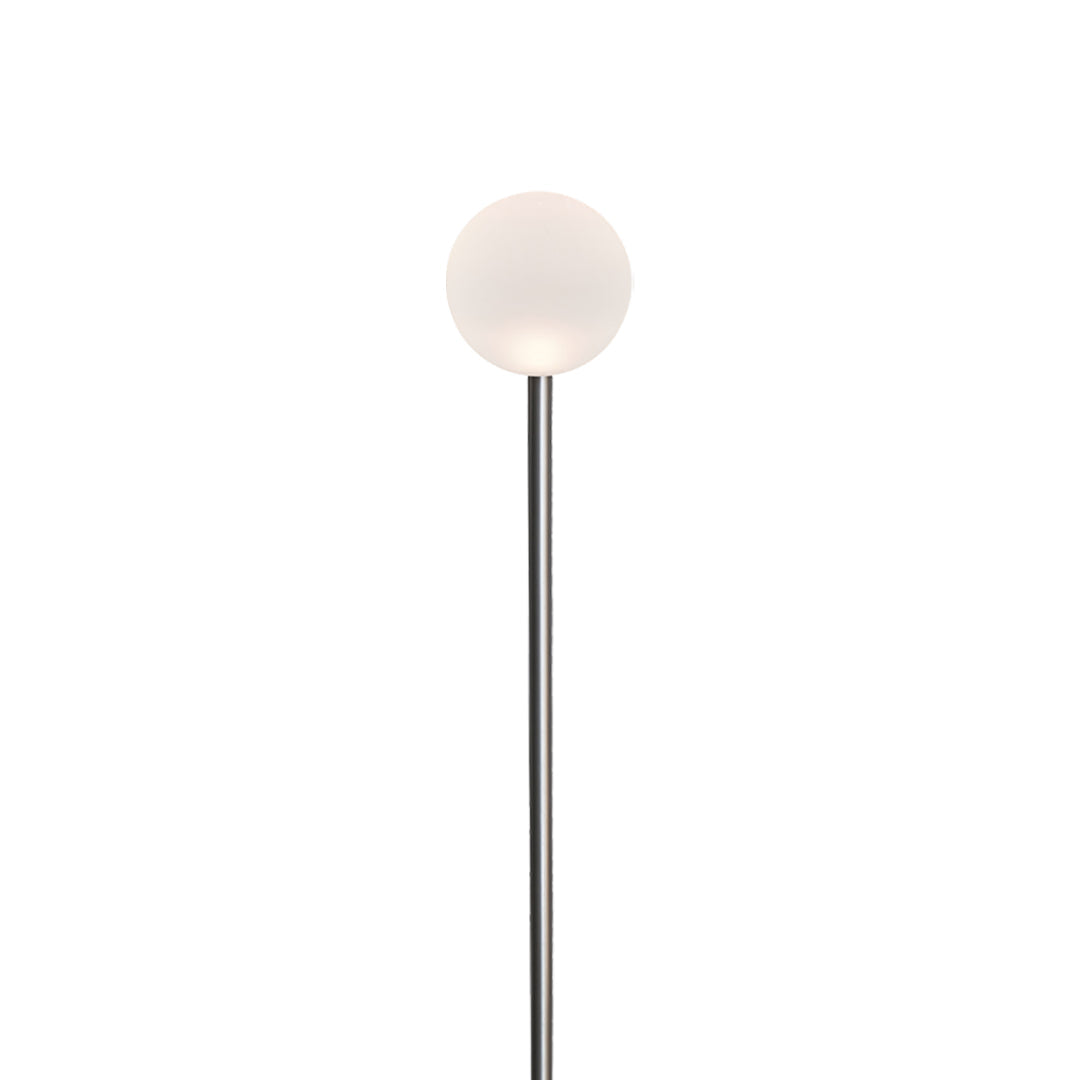 Elegant White LED Round Ball Outdoor Pathway Lighting Fixture