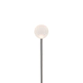 Elegant White LED Round Ball Outdoor Pathway Lighting Fixture
