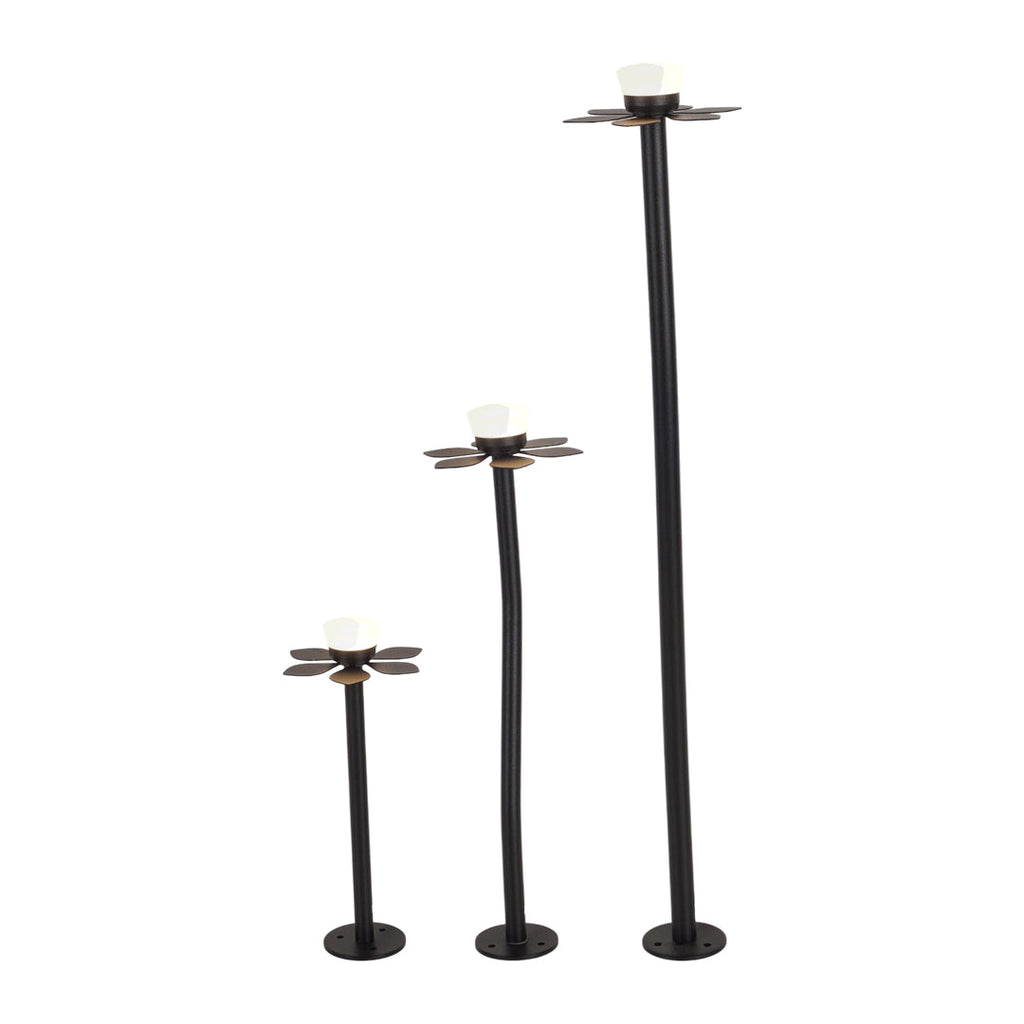 Sleek Black Waterproof Outdoor Pathway Lights for Modern Landscapes