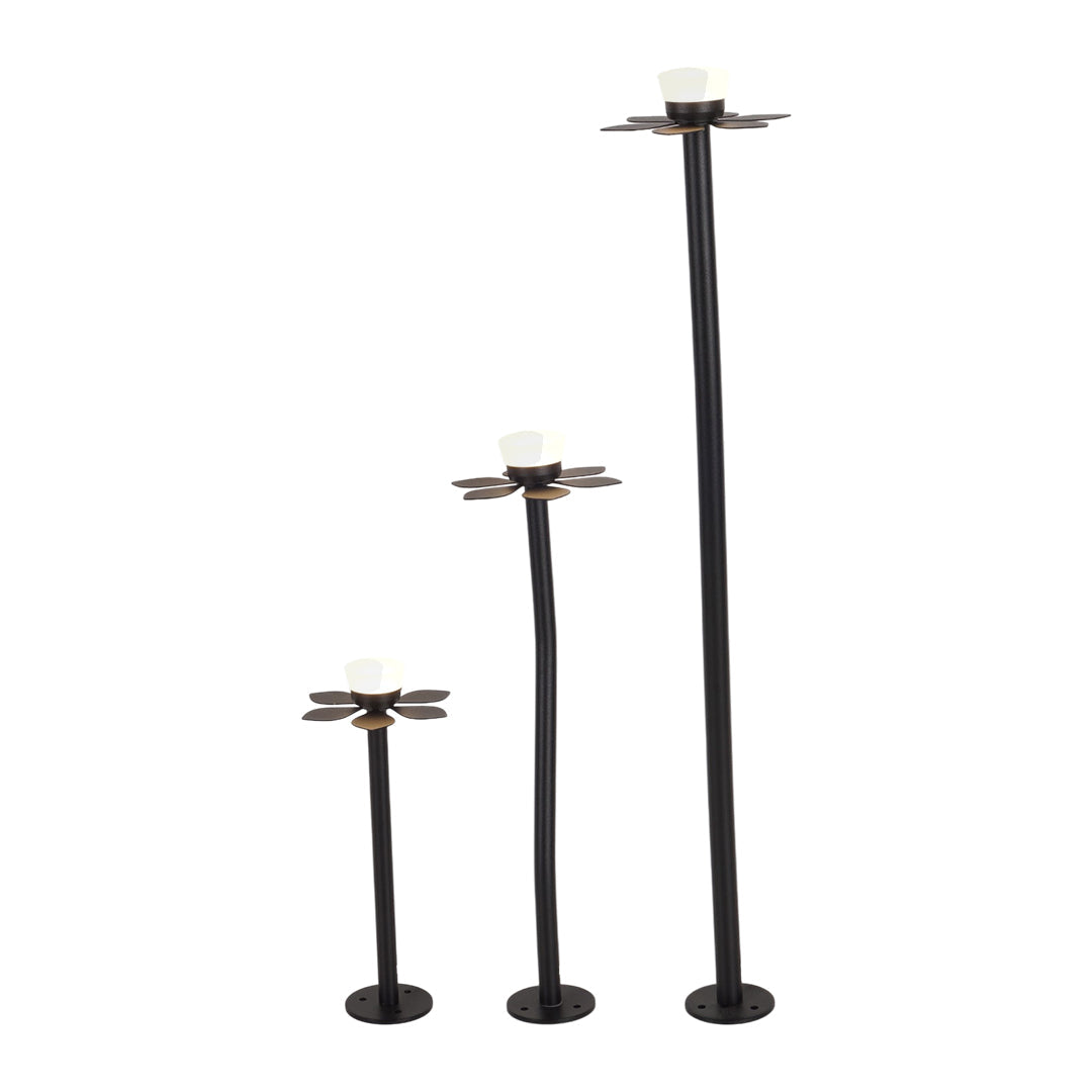 Sleek Black Waterproof Outdoor Pathway Lights for Modern Landscapes
