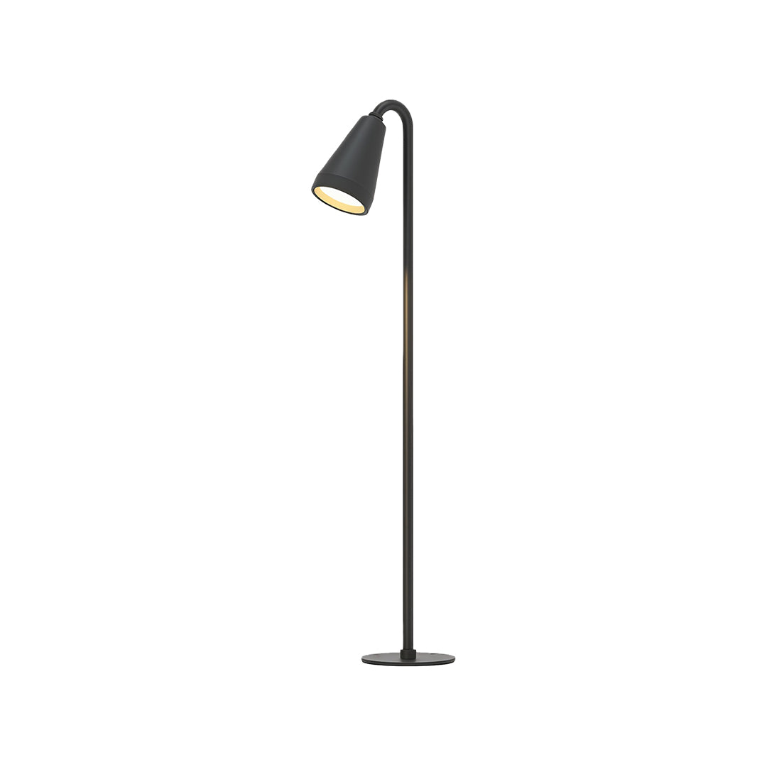 Contemporary Black Waterproof LED Landscape Path Lights for Outdoor Gardens