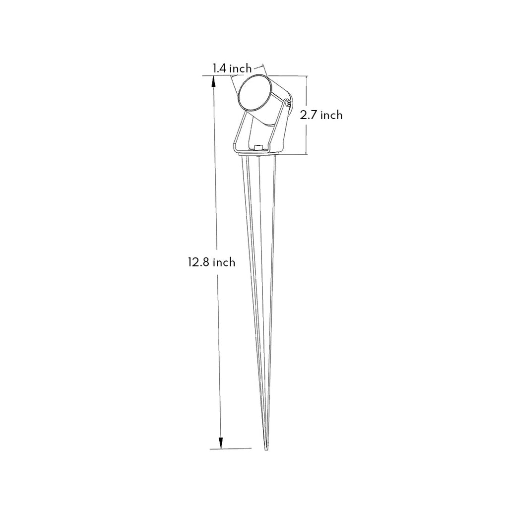 Durable Stainless Steel Waterproof Outdoor Spotlights for Garden Pathways
