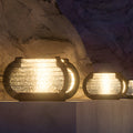 Modern Black Grille Lantern Pillar Lights for Outdoor Landscape Use