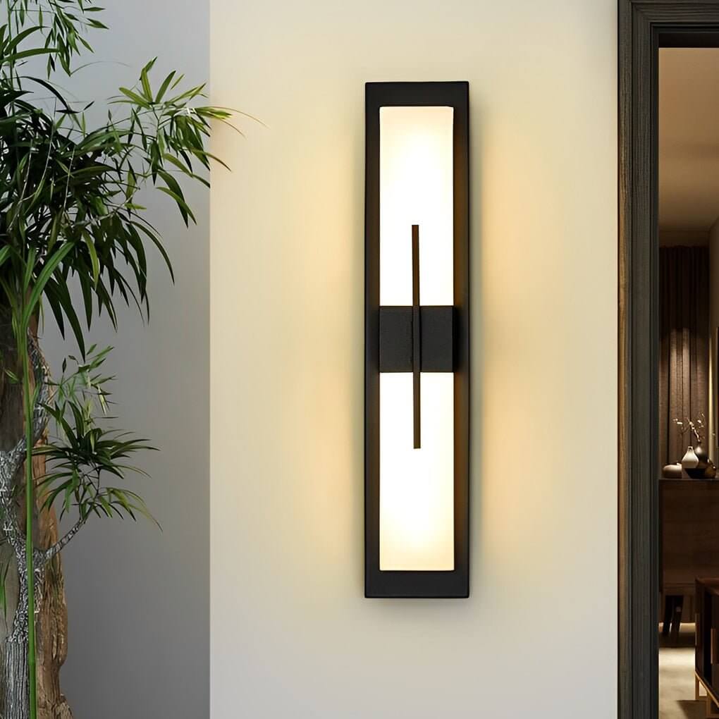 Stylish Gray Waterproof Large Outdoor Wall Light Fixture for Patios