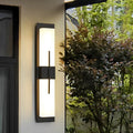 Stylish Gray Waterproof Large Outdoor Wall Light Fixture for Patios