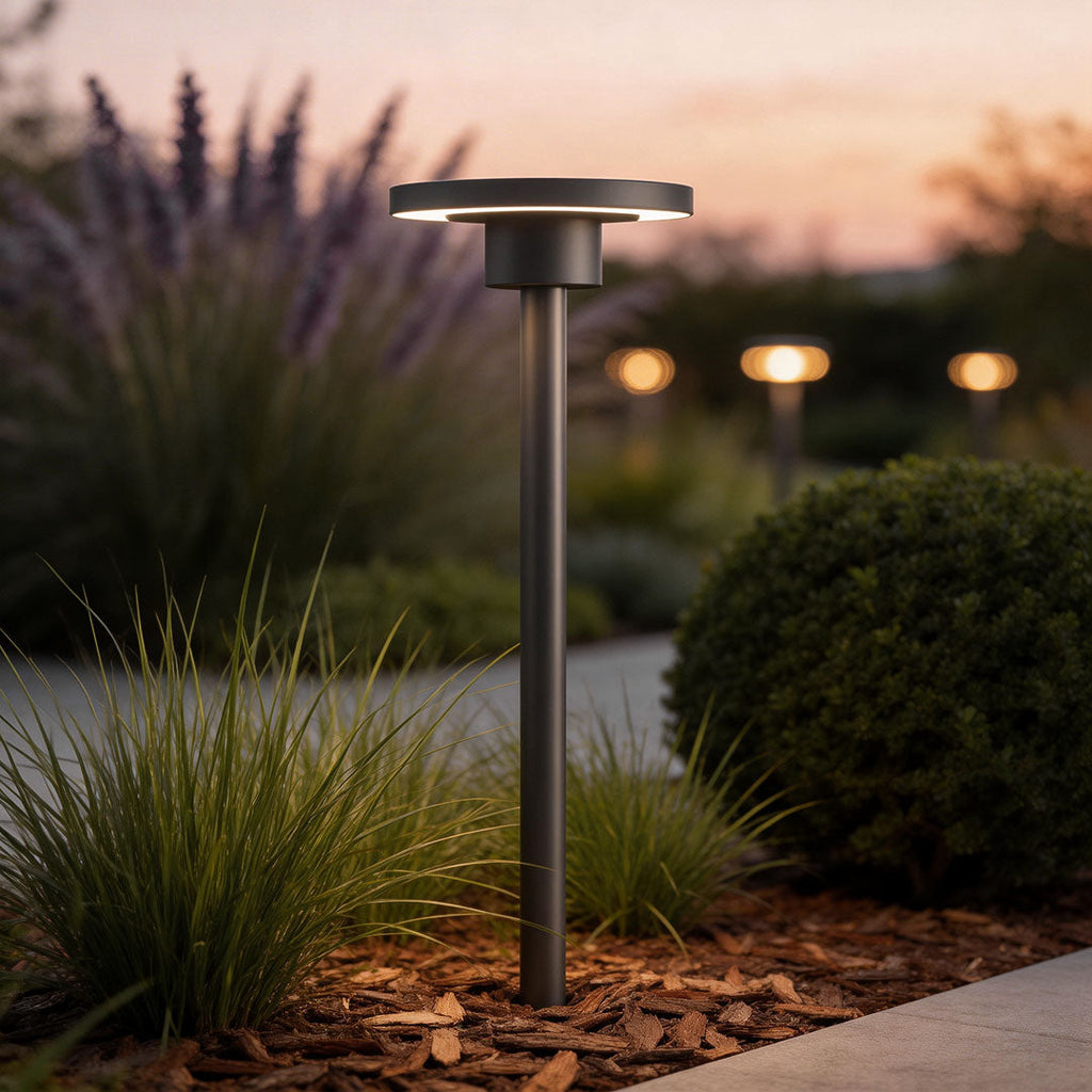 Stylish Waterproof LED Bollard Path Lights for Outdoor Landscape Use