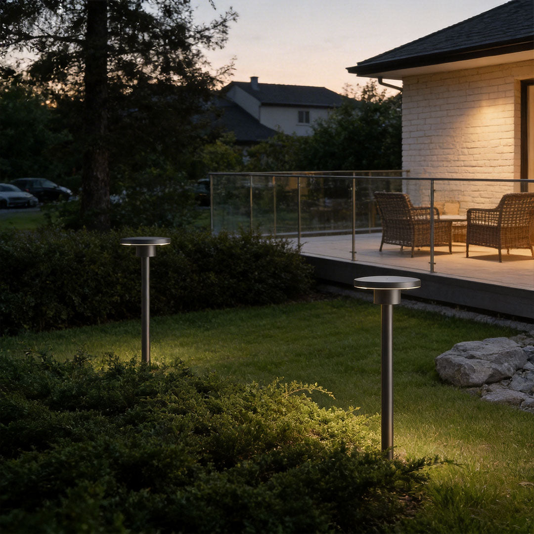 Stylish Waterproof LED Bollard Path Lights for Outdoor Landscape Use