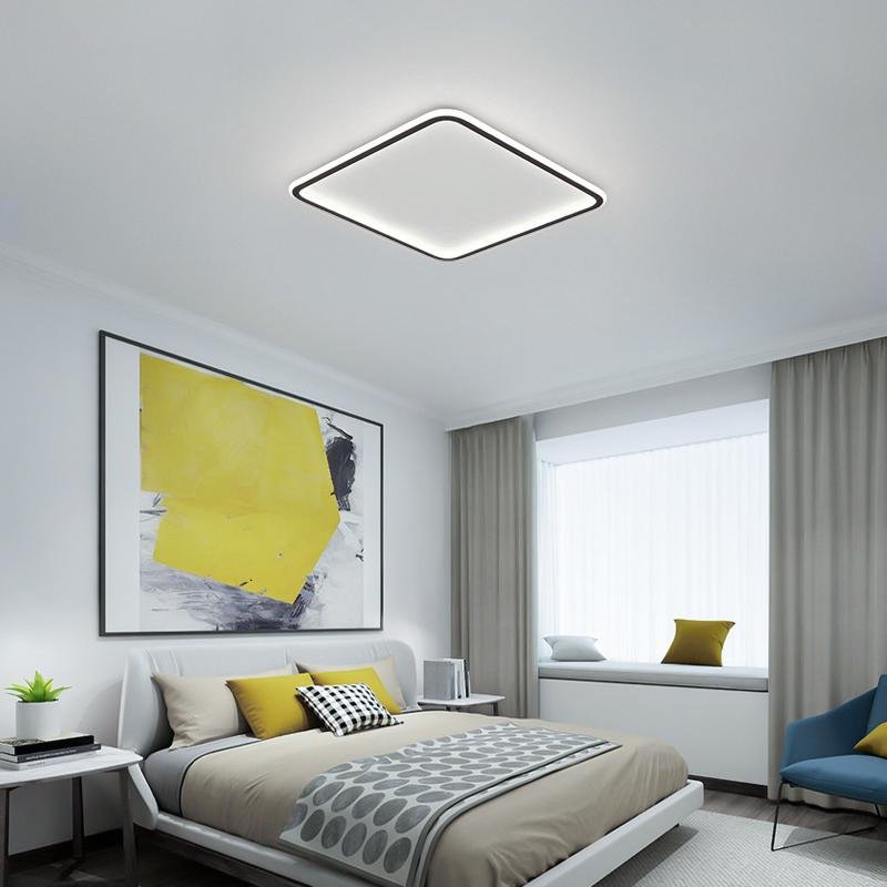 Sleek Industrial Recessed Square LED Ceiling Light for Modern Spaces