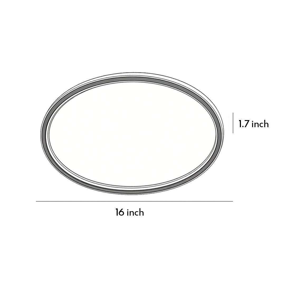 Modern White Acrylic LED Circle Ceiling Light Fixture for Home Decor