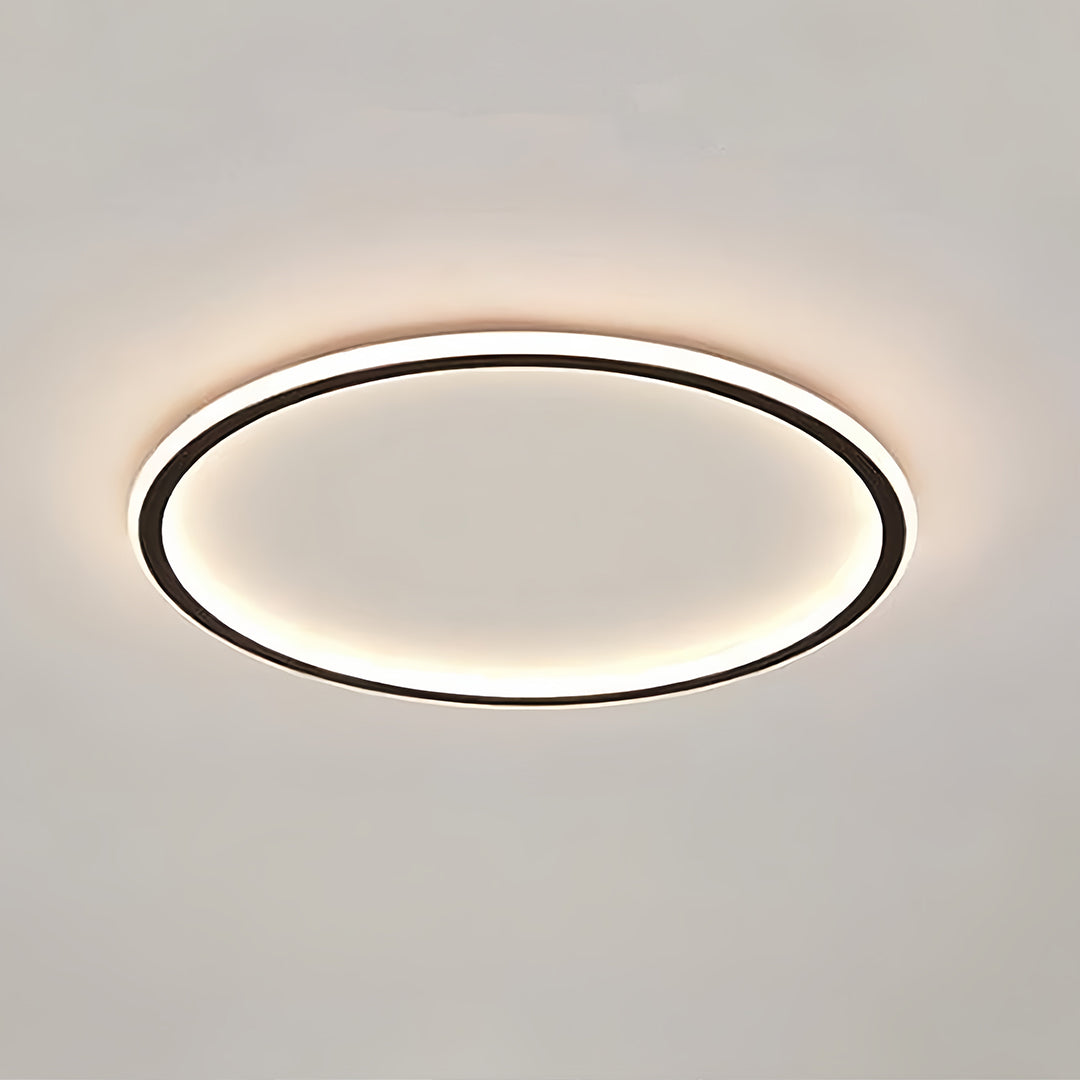 Modern White Acrylic LED Circle Ceiling Light Fixture for Home Decor