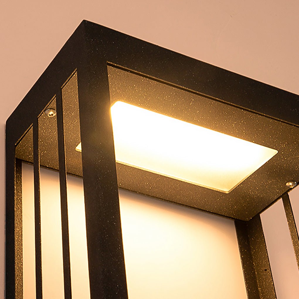 Waterproof Solar Wall Lamp with Mountain Scenery LED Up/Down Light