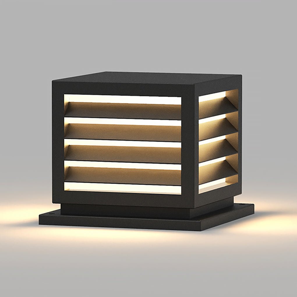 Elegant Waterproof LED Outdoor Pillar Light for Garden Patio Decor