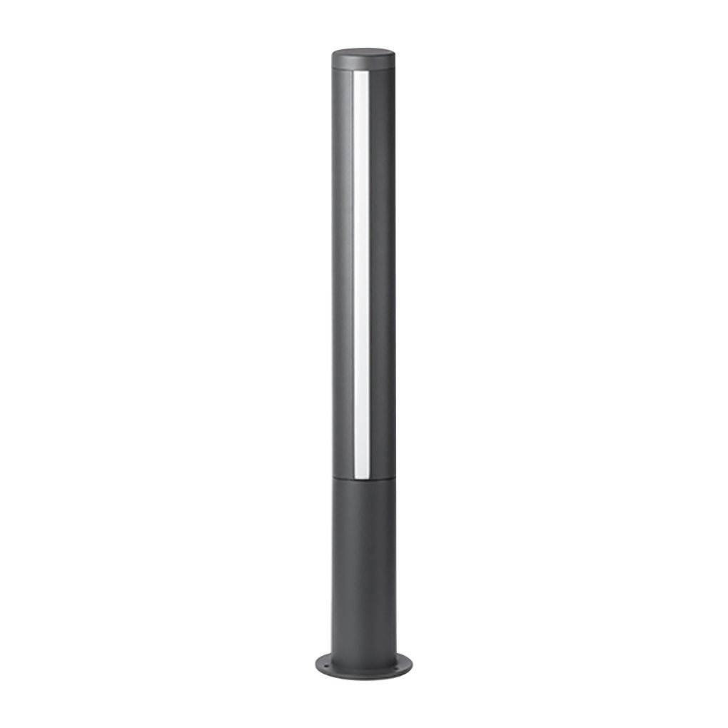 Modern Black Waterproof Landscape Bollard Lamp for Outdoor Gardens