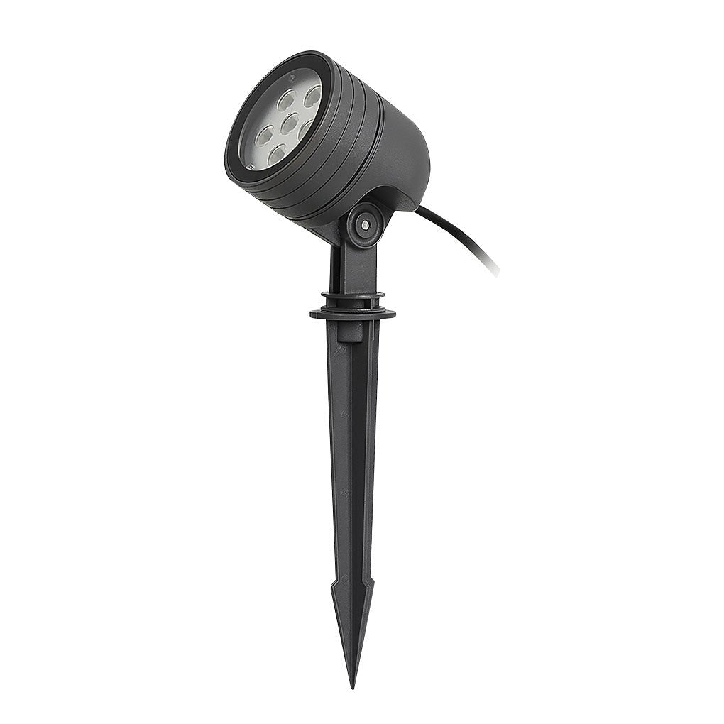 Modern Black All-Aluminum LED Landscape Spot Lights for Outdoor Spaces