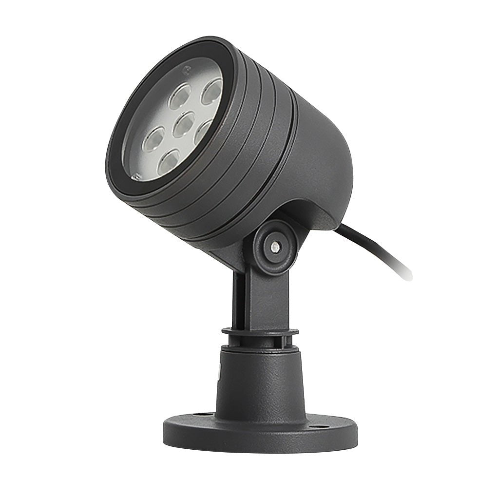 Modern Black All-Aluminum LED Landscape Spot Lights for Outdoor Spaces