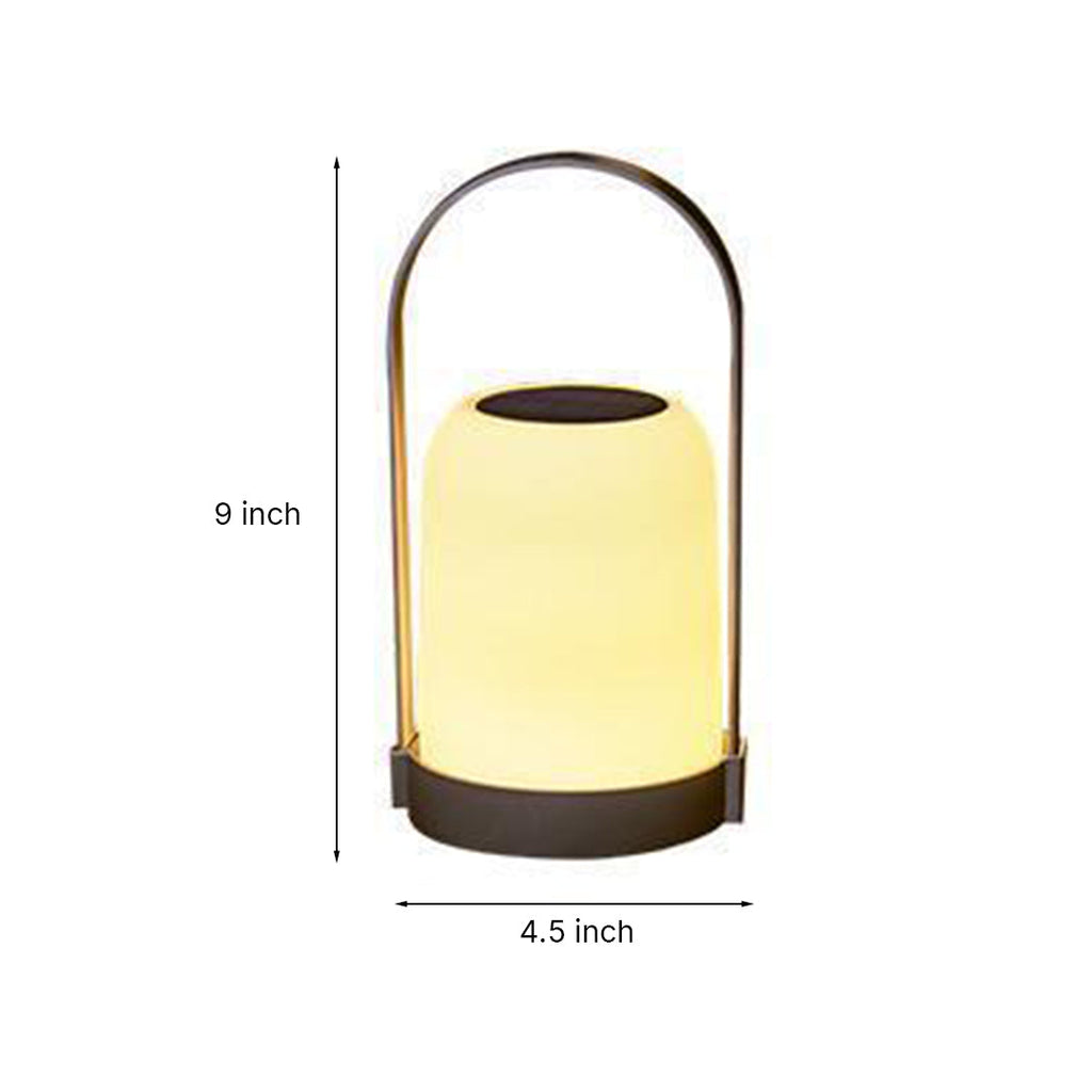 Portable Solar-Powered Waterproof LED Lantern for Outdoor Activities