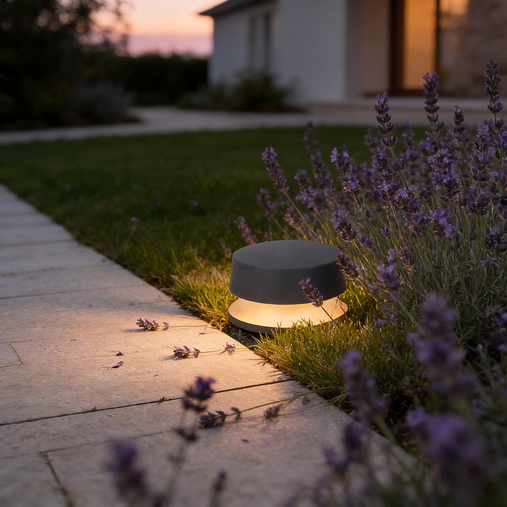 Modern Waterproof LED Outdoor Landscape Path Lights - Durable Metal Design