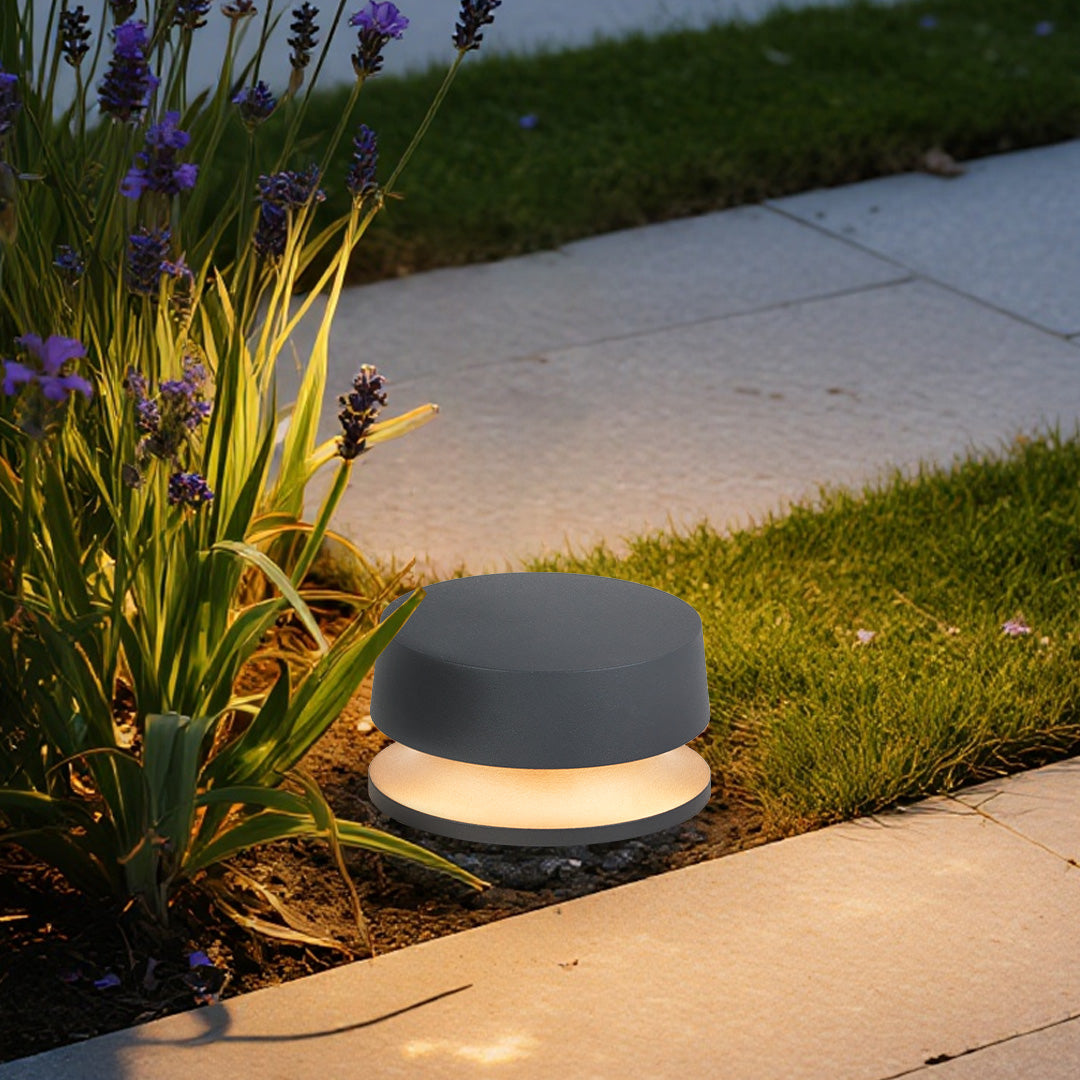 Modern Waterproof LED Outdoor Landscape Path Lights - Durable Metal Design