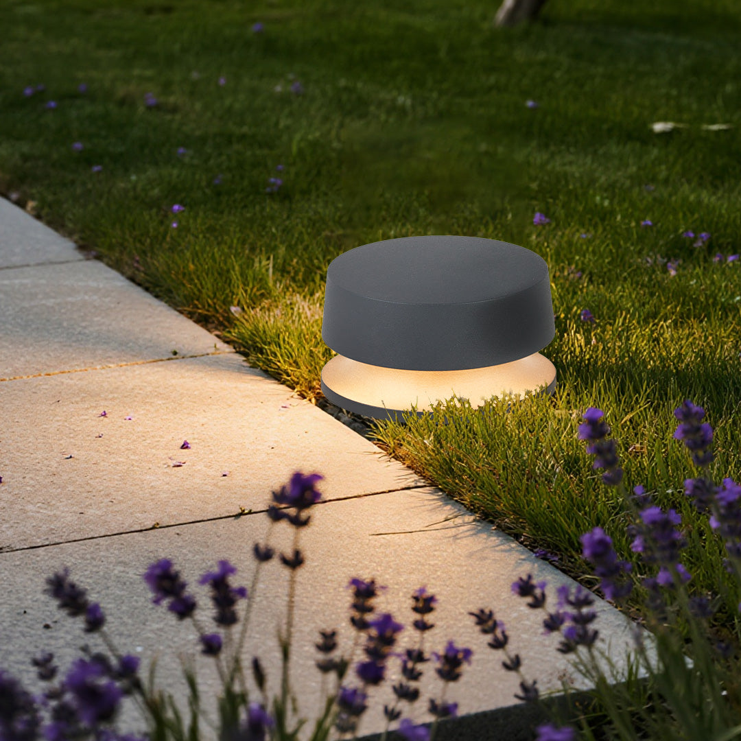 Modern Waterproof LED Outdoor Landscape Path Lights - Durable Metal Design