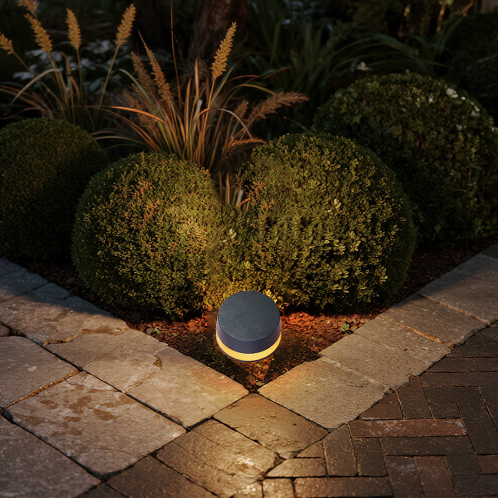 Modern Waterproof LED Outdoor Landscape Path Lights - Durable Metal Design