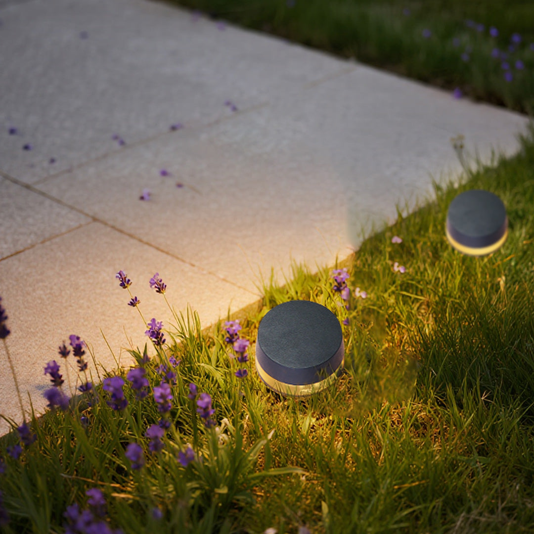 Modern Waterproof LED Outdoor Landscape Path Lights - Durable Metal Design