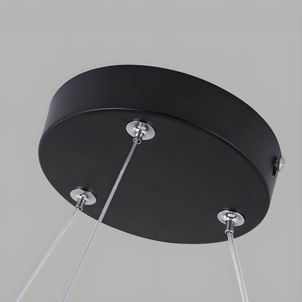 Modern White Acrylic LED Pendant Light Fixture for Living Room Dining Room