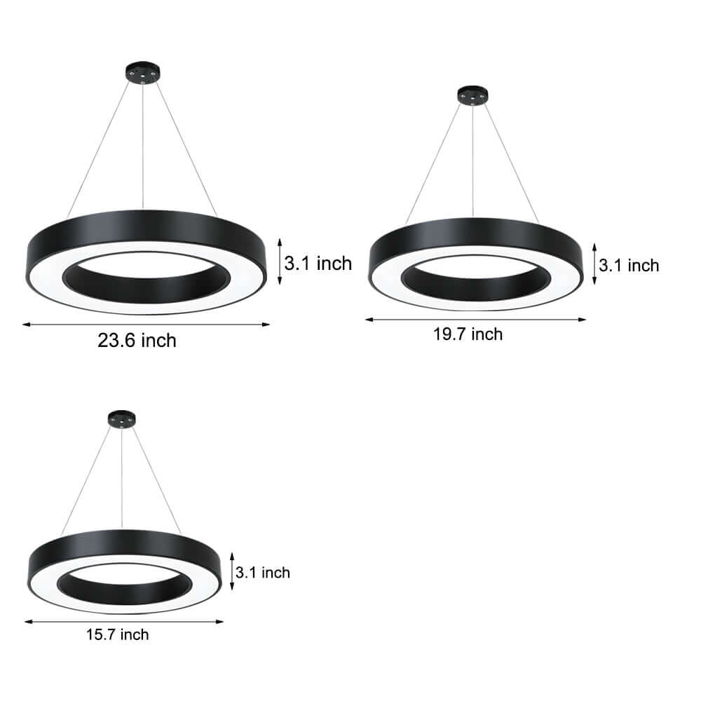 Modern White Acrylic LED Pendant Light Fixture for Living Room Dining Room