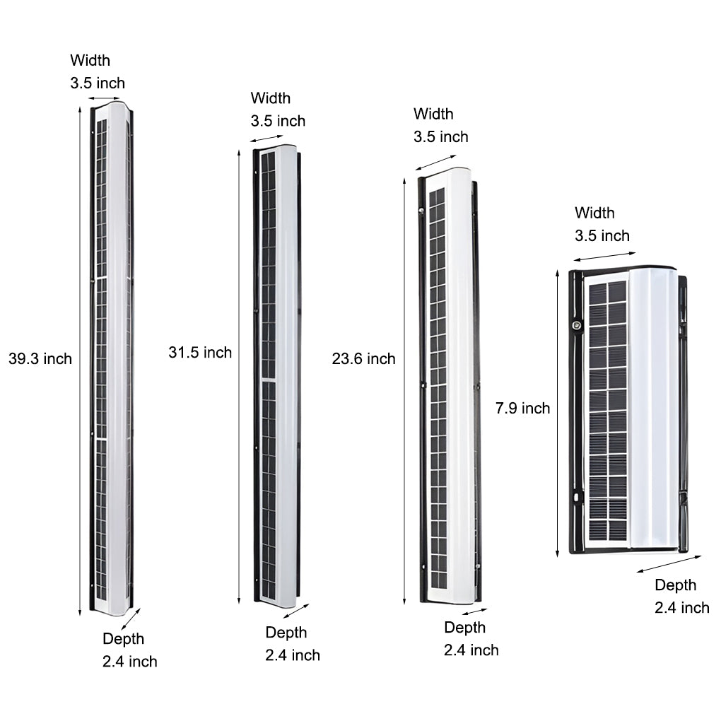 Modern Waterproof LED Solar Wall Light for Outdoor Patios & Gardens