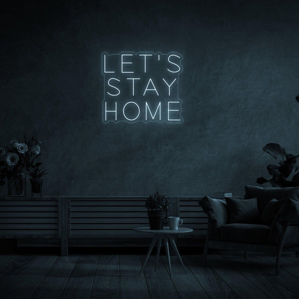 Cozy Home Atmosphere Decorative LED Neon Sign in Warm White for Living Room