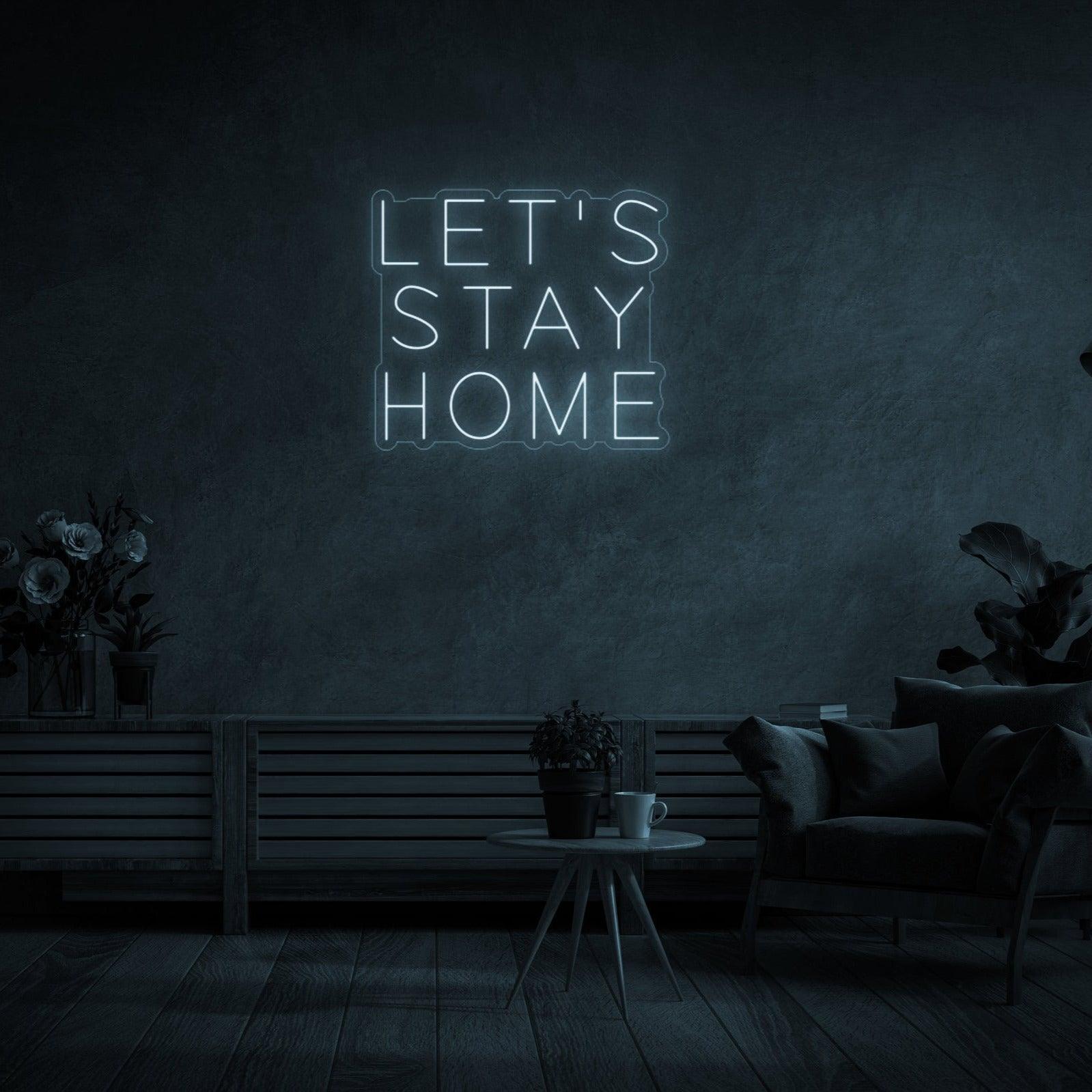 Cozy Home Atmosphere Decorative LED Neon Sign in Warm White for Living Room