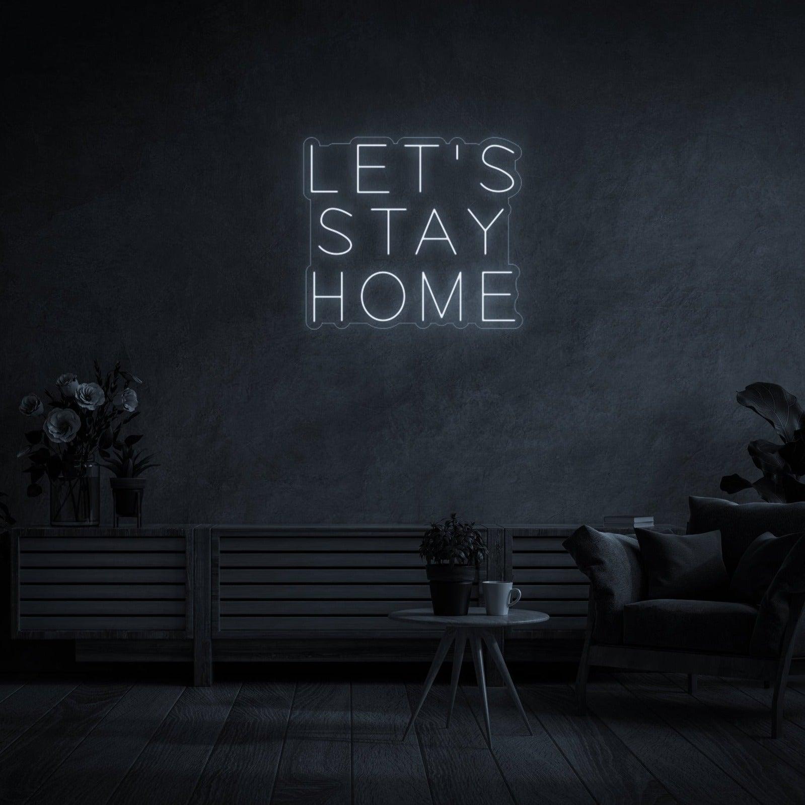 Cozy Home Atmosphere Decorative LED Neon Sign in Warm White for Living Room