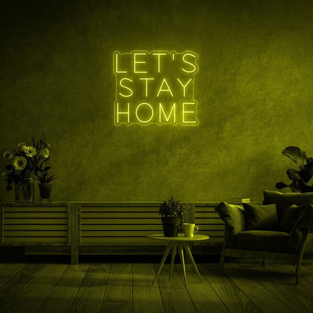 Cozy Home Atmosphere Decorative LED Neon Sign in Warm White for Living Room
