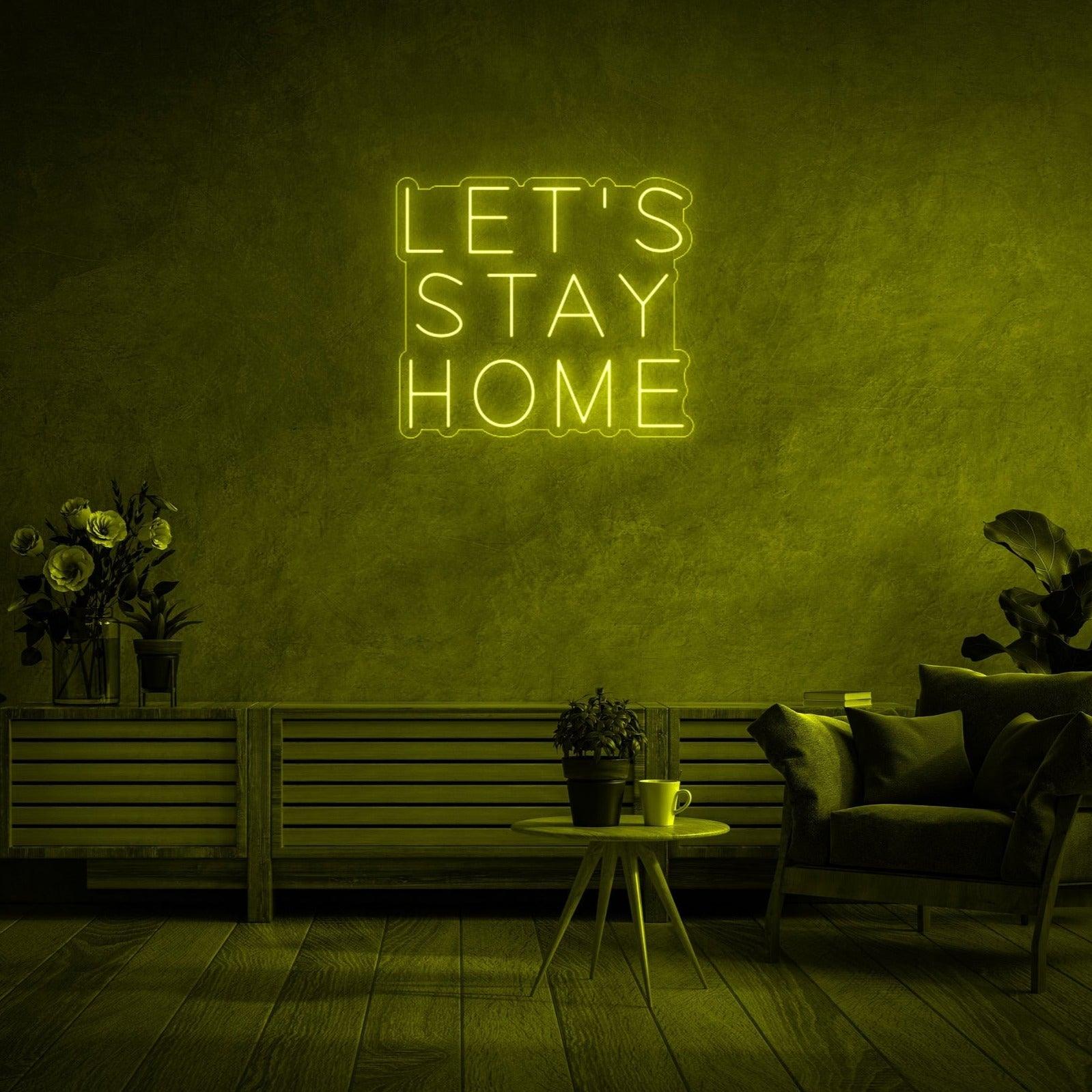 Cozy Home Atmosphere Decorative LED Neon Sign in Warm White for Living Room