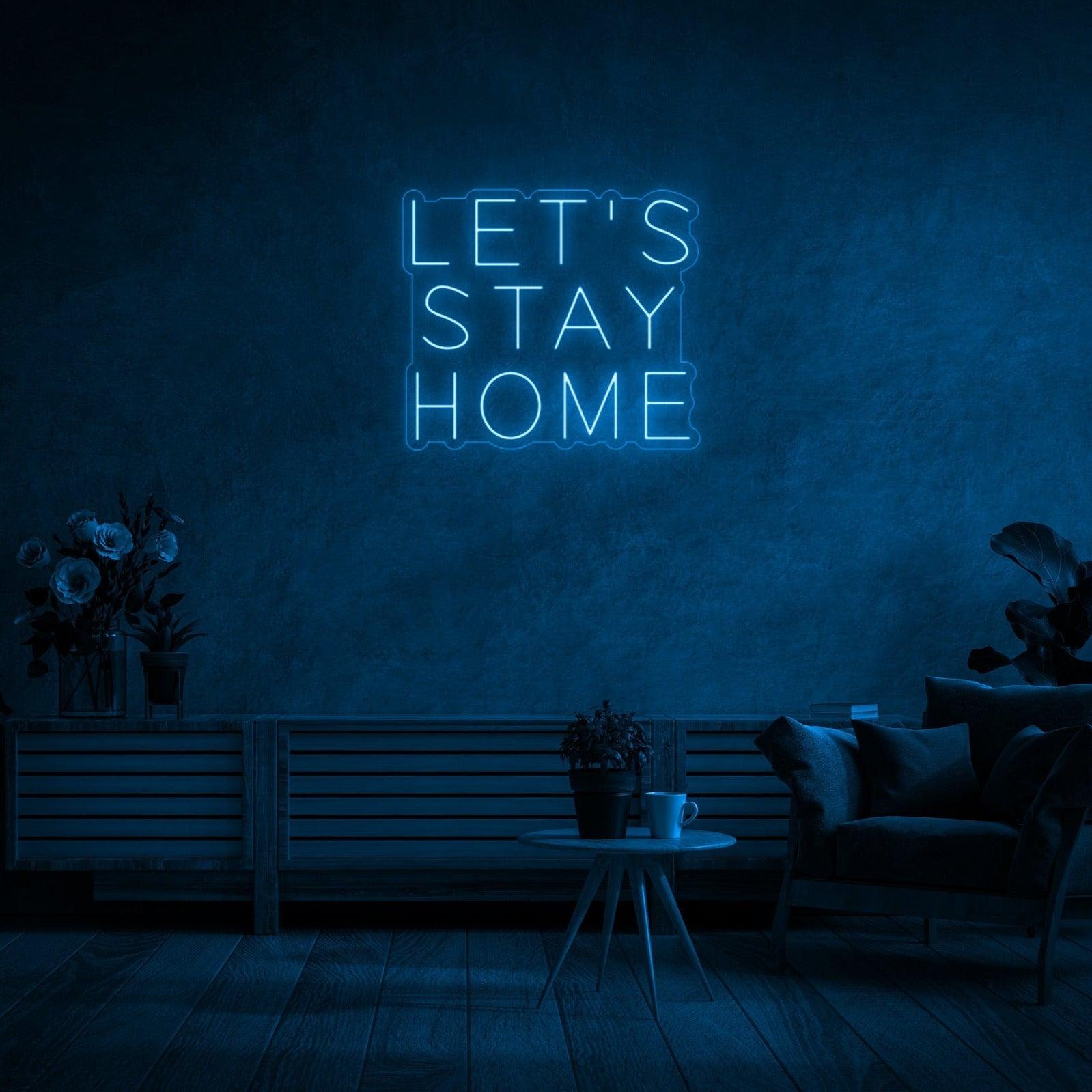 Cozy Home Atmosphere Decorative LED Neon Sign in Warm White for Living Room