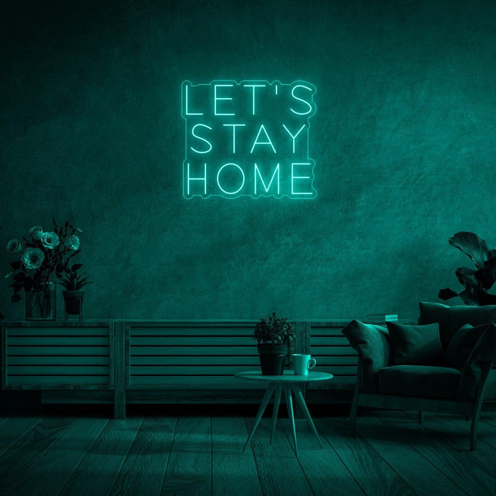 Cozy Home Atmosphere Decorative LED Neon Sign in Warm White for Living Room
