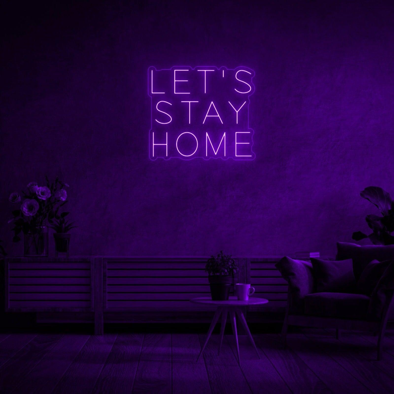 Cozy Home Atmosphere Decorative LED Neon Sign in Warm White for Living Room