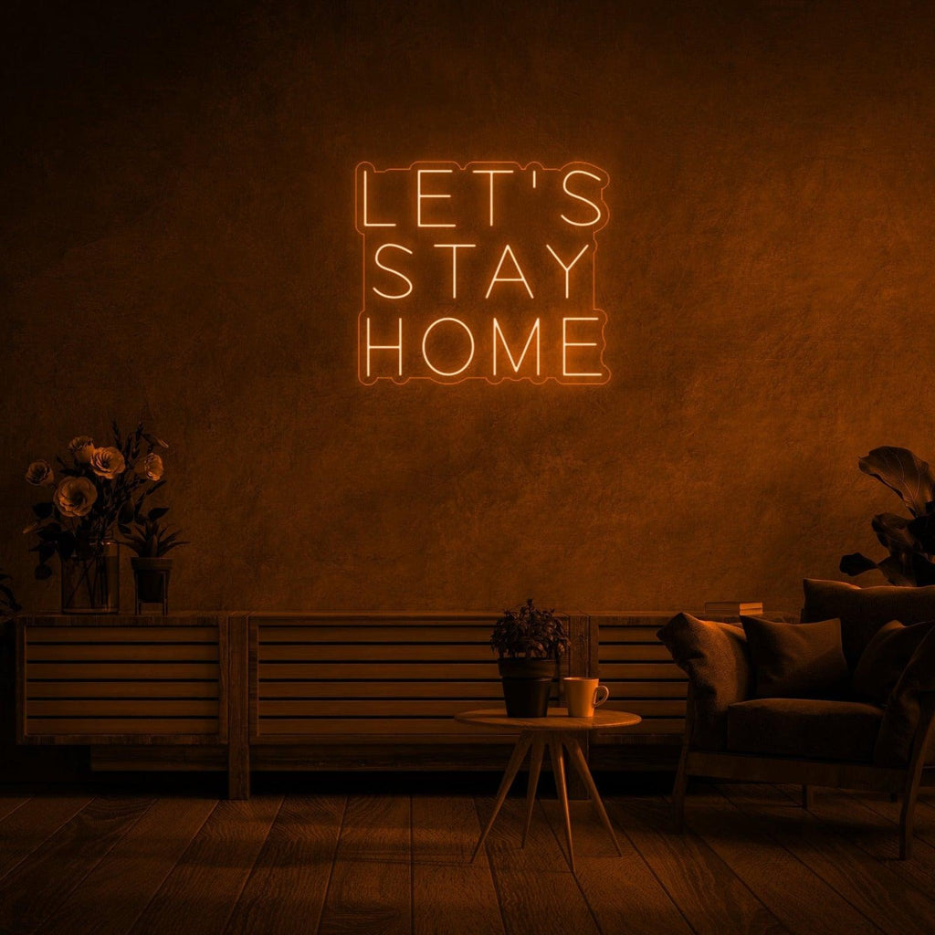 Cozy Home Atmosphere Decorative LED Neon Sign in Warm White for Living Room
