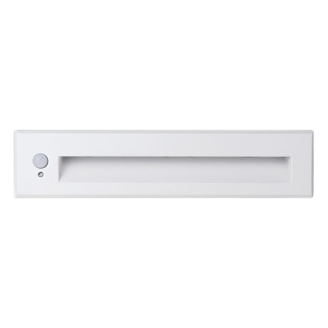 Modern Minimalist Embedded LED Step Lights for Outdoor Stairs – Black Finish