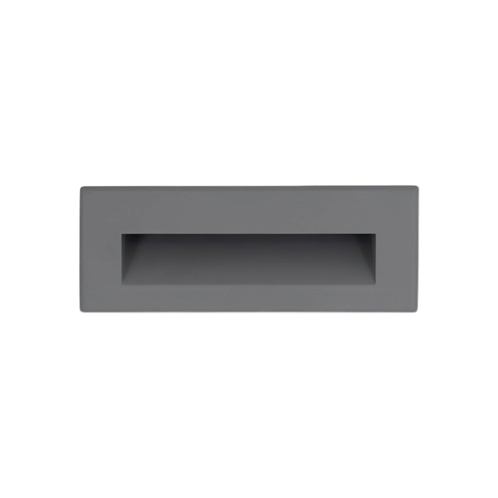 Modern Minimalist Embedded LED Step Lights for Outdoor Stairs – Black Finish