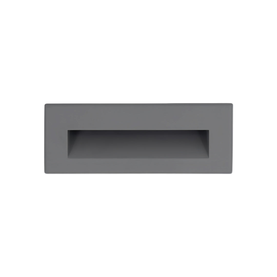 Modern Minimalist Embedded LED Step Lights for Outdoor Stairs – Black Finish