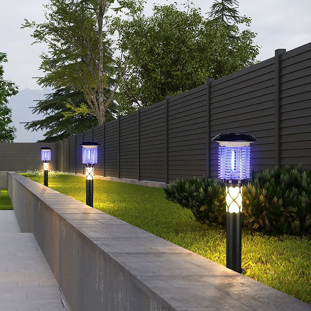 Stylish Waterproof Solar LED Mosquito Lamp for Outdoor Garden Lighting