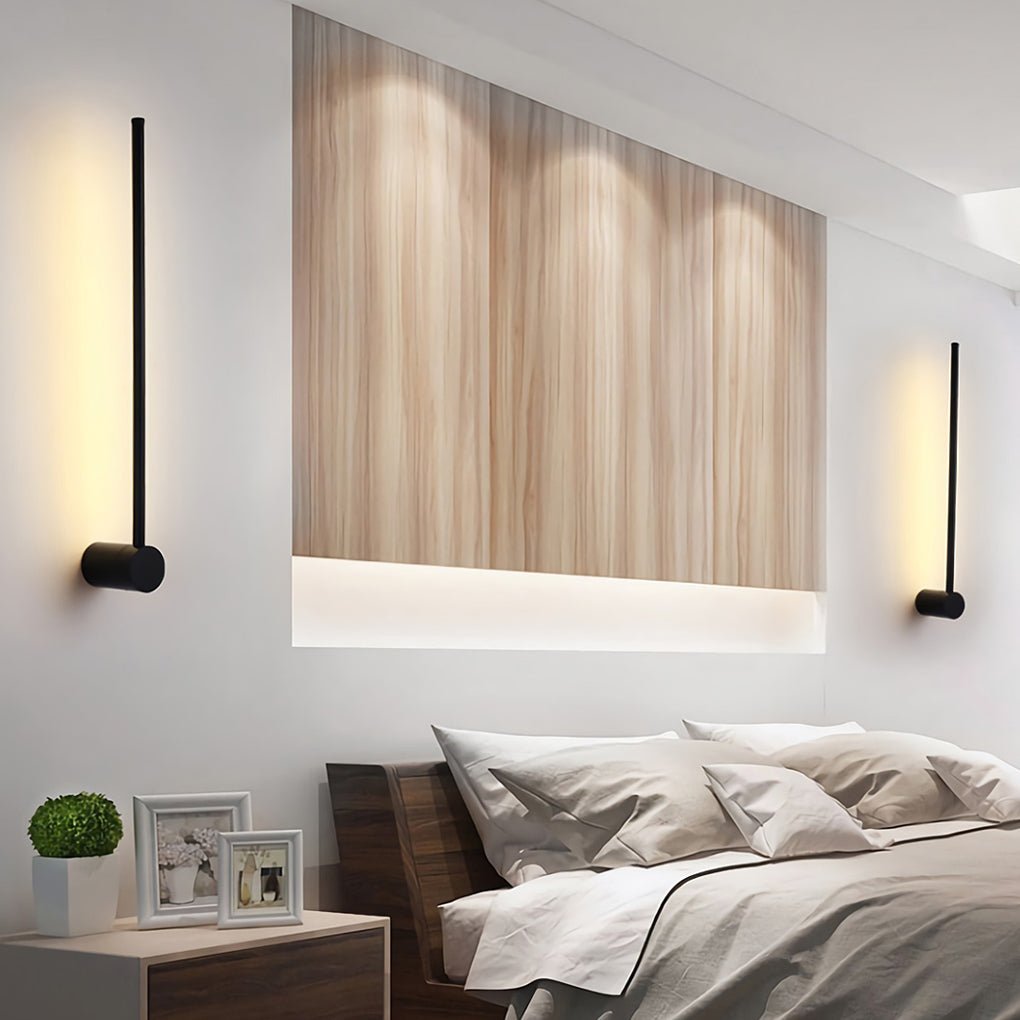 Nordic Ultra-Thin Linear LED Wall Light - Sleek Metal Fixture for Hallway