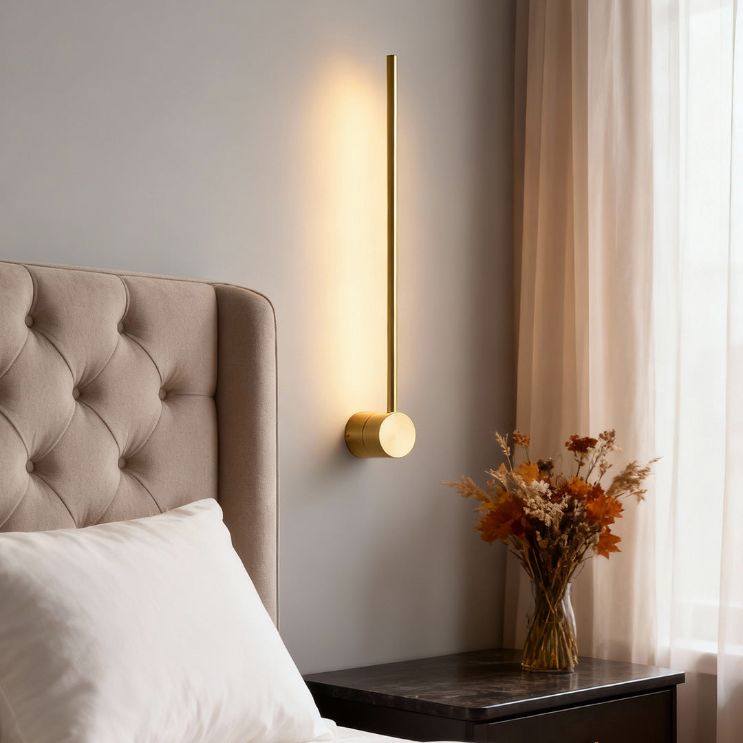 Nordic Ultra-Thin Linear LED Wall Light Fixture for Entryway or Hallway