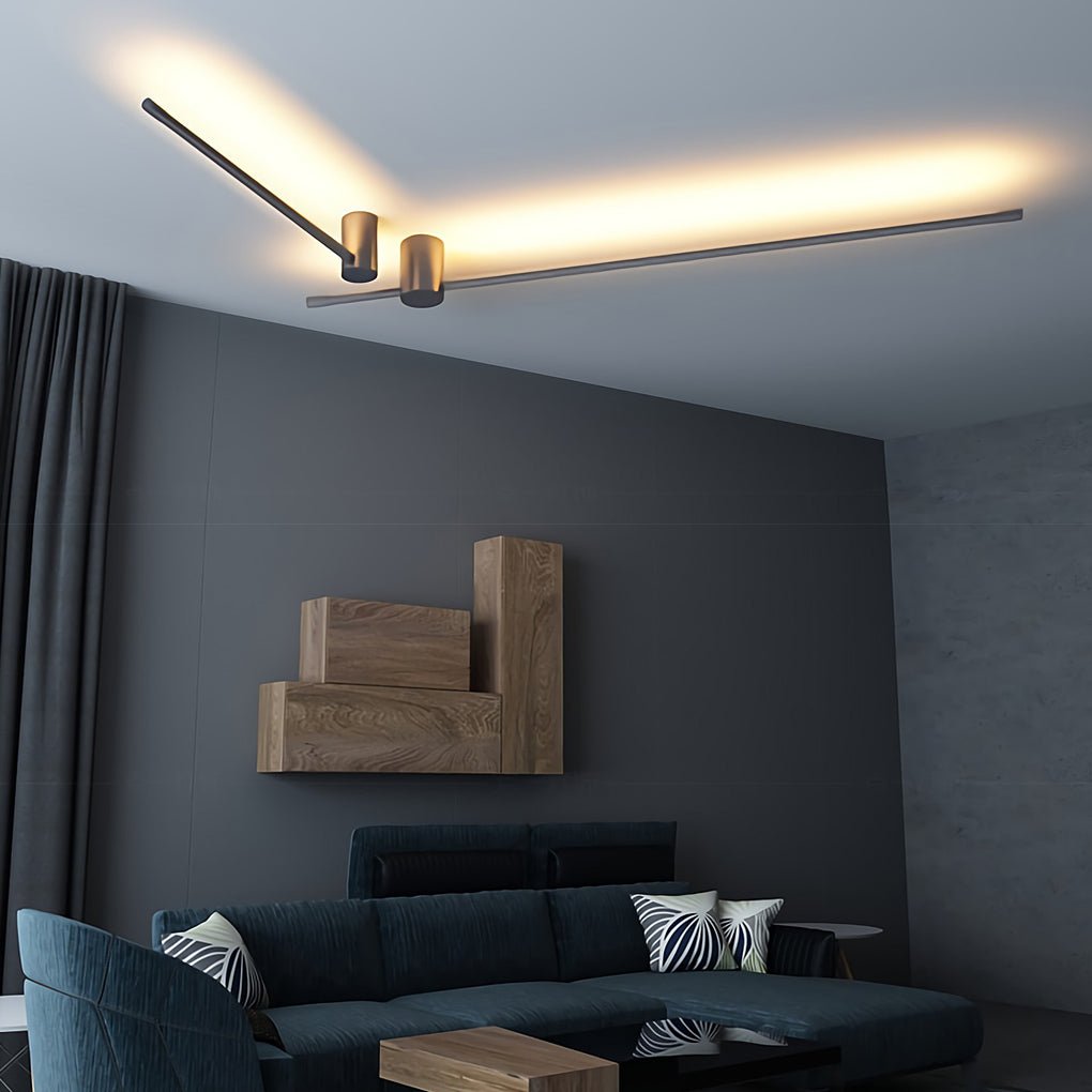 Nordic Ultra-Thin Linear LED Wall Light Fixture for Entryway or Hallway