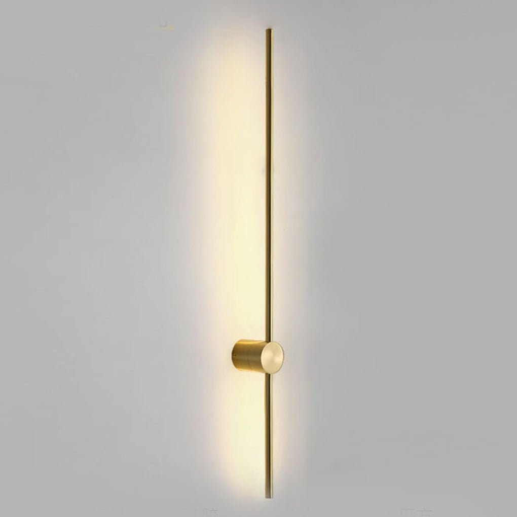 Nordic Ultra-Thin Linear LED Wall Light - Sleek Metal Fixture for Hallway