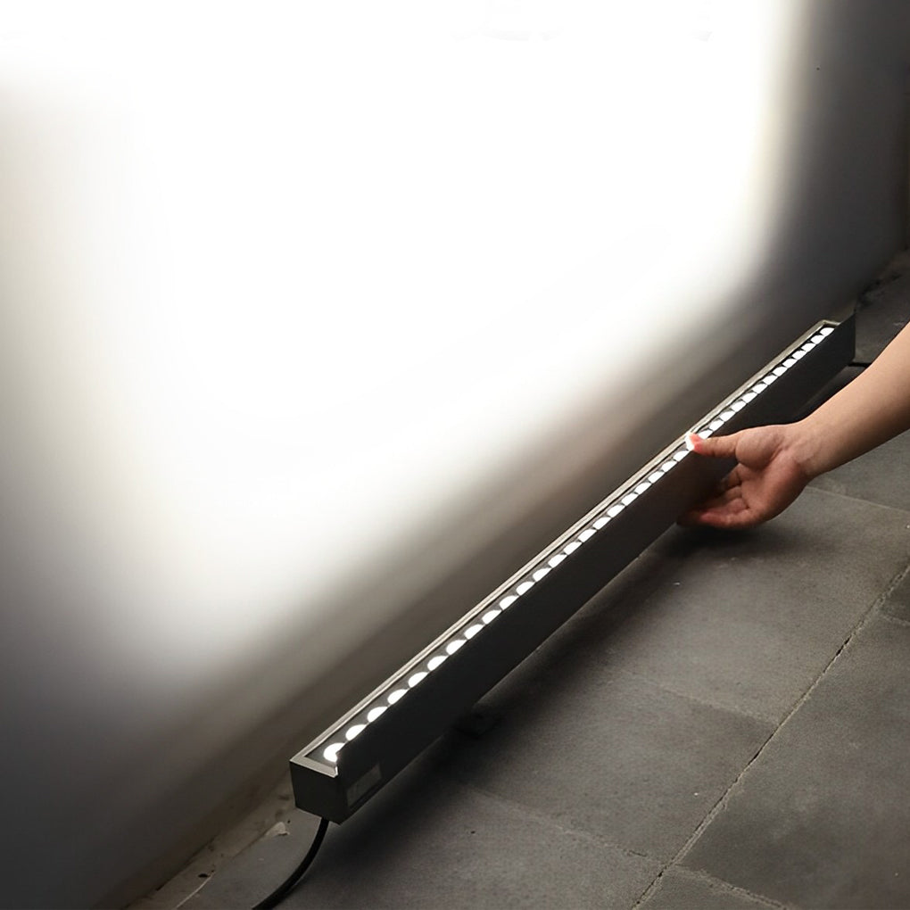 Outdoor Aluminum Upward Linear LED Wall Washer Light for Patios & Gardens