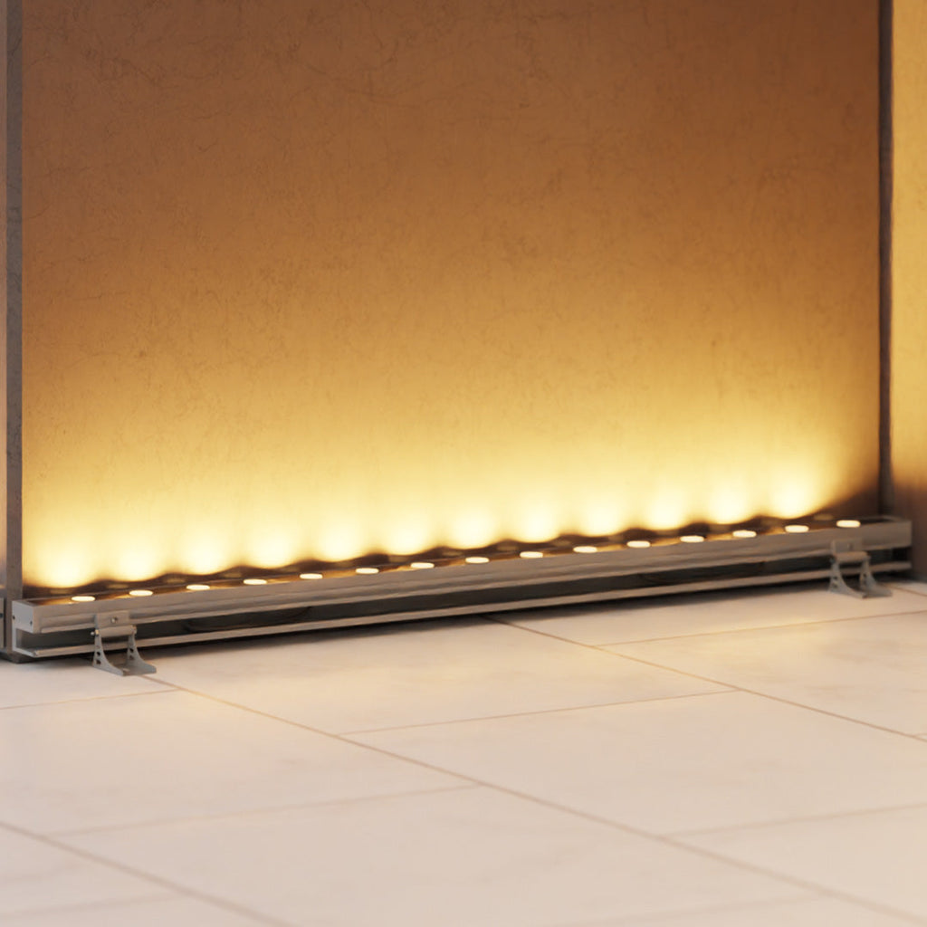Outdoor Aluminum Upward Linear LED Wall Washer Light for Patios & Gardens