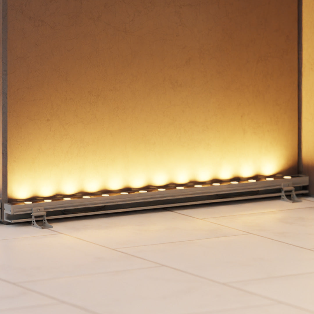 Outdoor Aluminum Upward Linear LED Wall Washer Light for Patios & Gardens