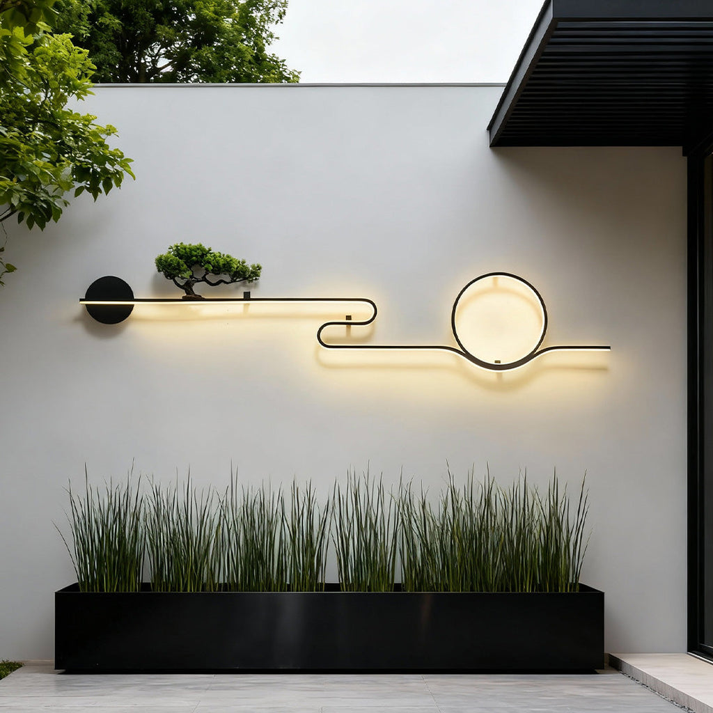 Vintage Copper Waterproof LED Wall Sconce for Outdoor Tree Lighting