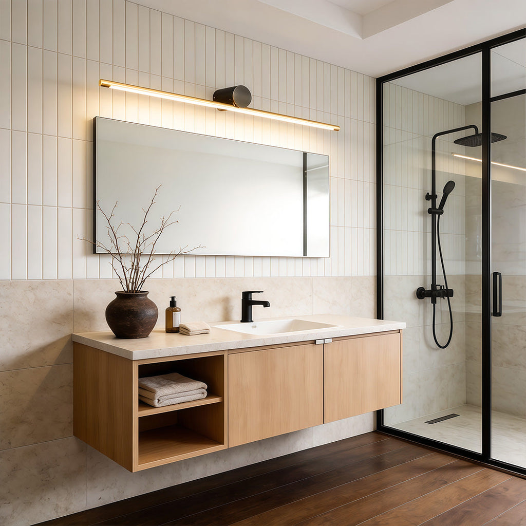Dual-Color Modern Metal Vanity Light Bar for Stylish Bathroom Lighting